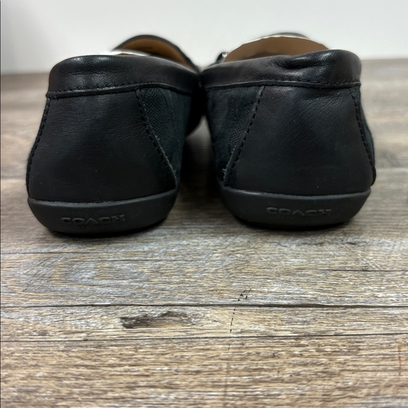 Coach “Olympia” Signature Canvas Driver Loafers (Size 7B) - Picture 3 of 9